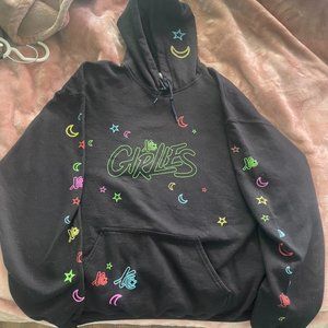 Larray Official Girlies Neon Hoodie Merch